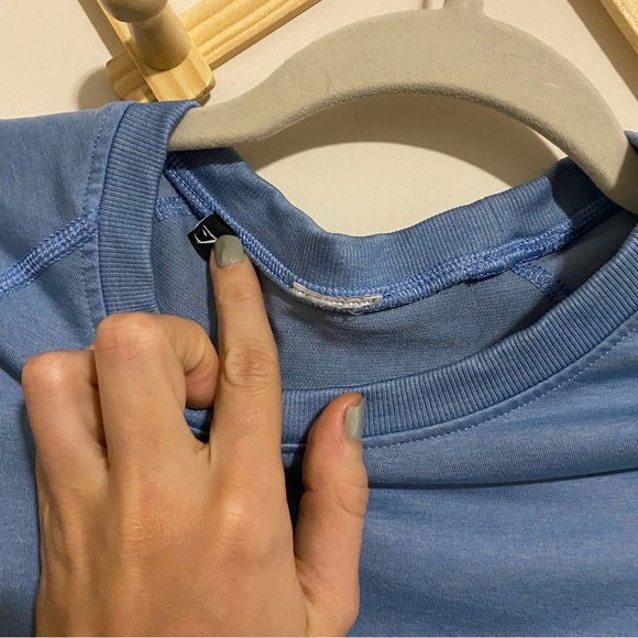 Gymshark Blue Ombré Long Sleeve Workout Top - Picture 4 of 7